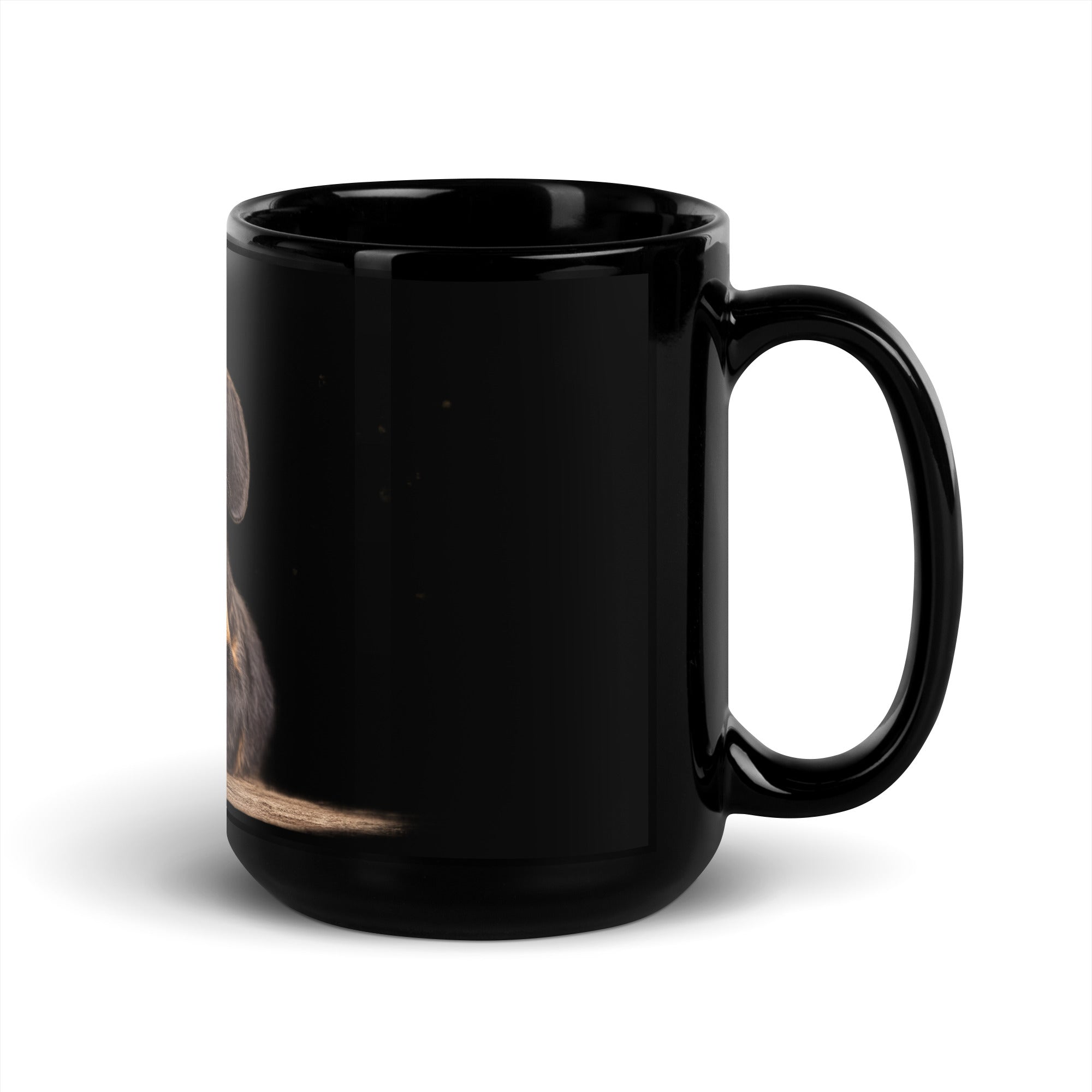 black dachshund cup for dog lovers