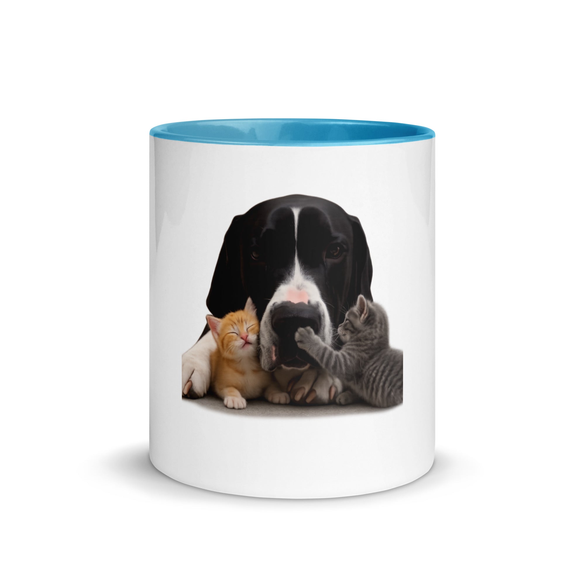 Blue Great Dane cup
