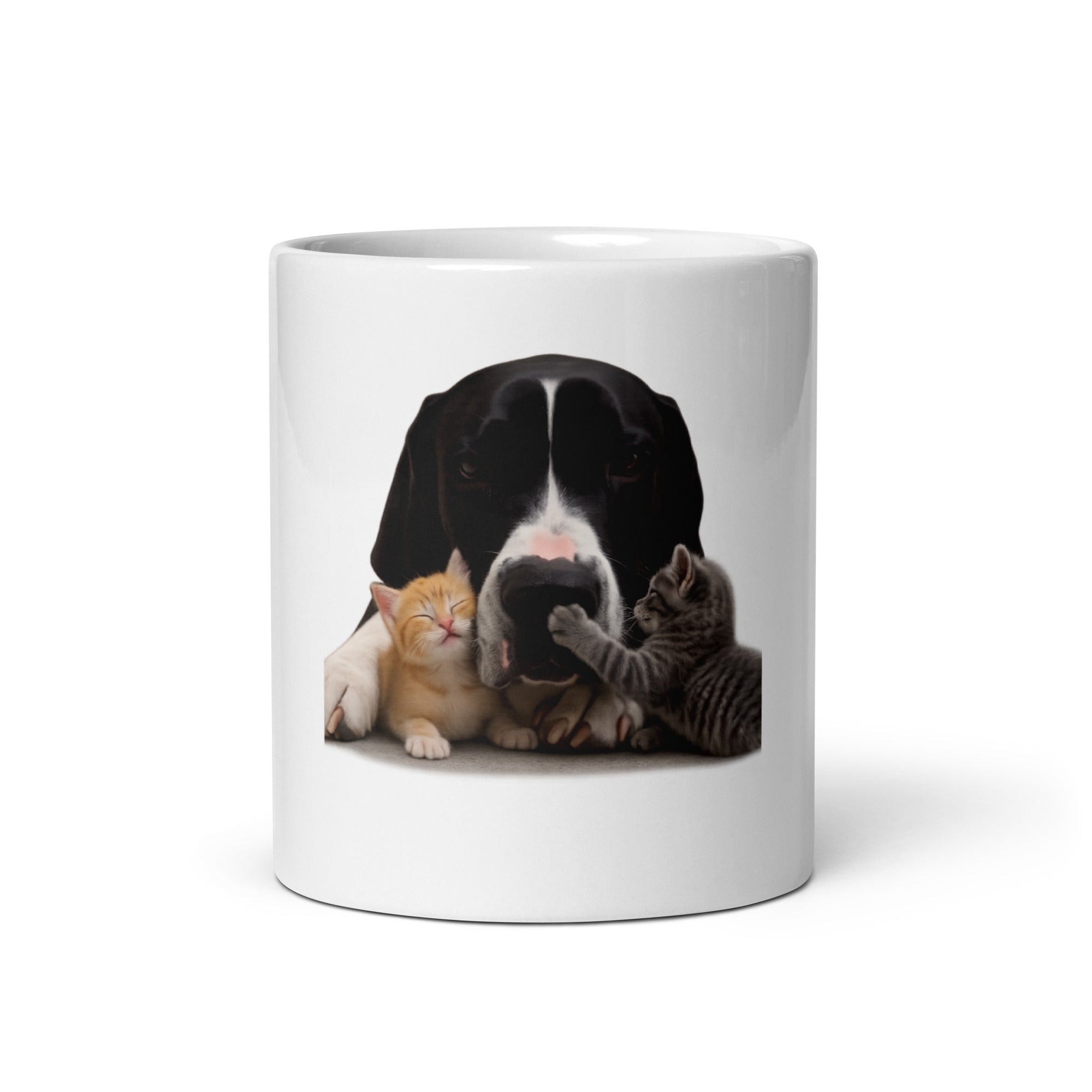 White Great Dane cup for dog lovers