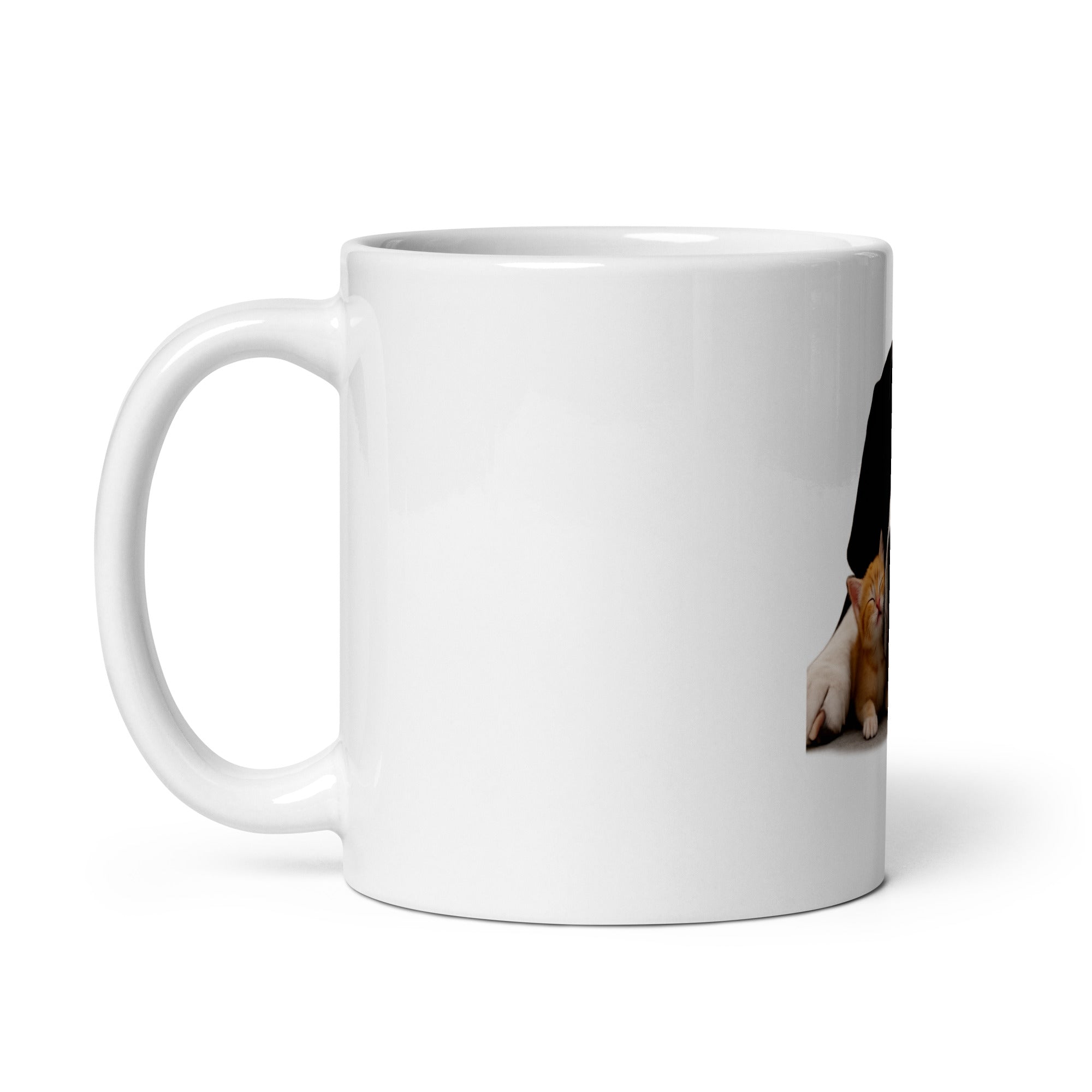 White Great Dane mug for dog lovers